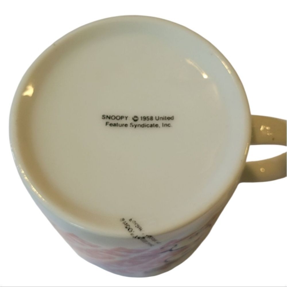 Vintage Snoopy Baseball Mug 1958 - Picture 6 of 6